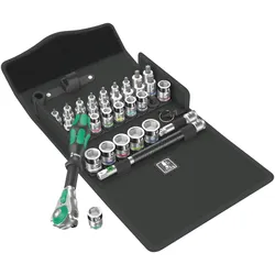 Wera 8100 SB All-in Zyklop Speed-Knarrensatz, 35-teilig, Steckschlüsselsatz