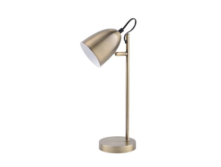 YEP Tischlampe, altmessing, 37 cm, Metall, E14 - Halo Design - Wohnzimmer - Einflammig