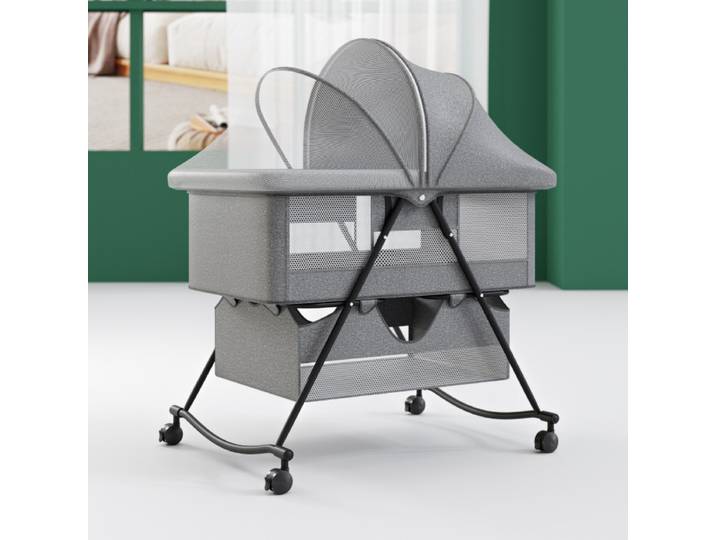 Berceau portable pour bébé, lit mobile multifonctionnel, lit bébé, lit d'épissure, lit queen rpm