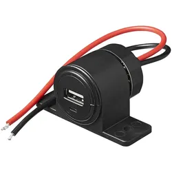 ProPlus 450412 USB Aufbau Steckdose Typ A 2100mA 12V/24V Aufbausteckdose