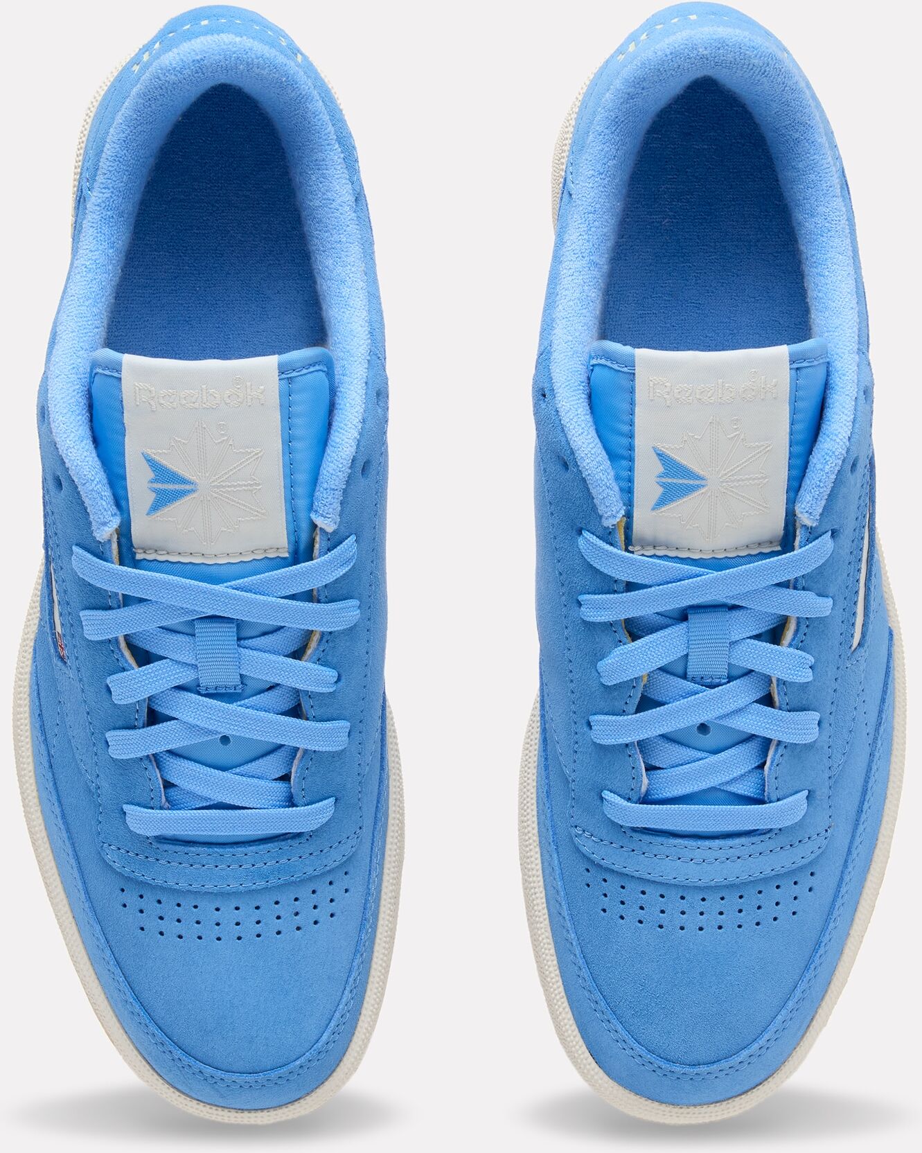 Sneaker REEBOK CLASSIC "CLUB C 85", Gr. 37,5, blau (chalk, periblau, alabaster), Leder, Schuhe Sneaker chalk, periblau, alabaster 37,5