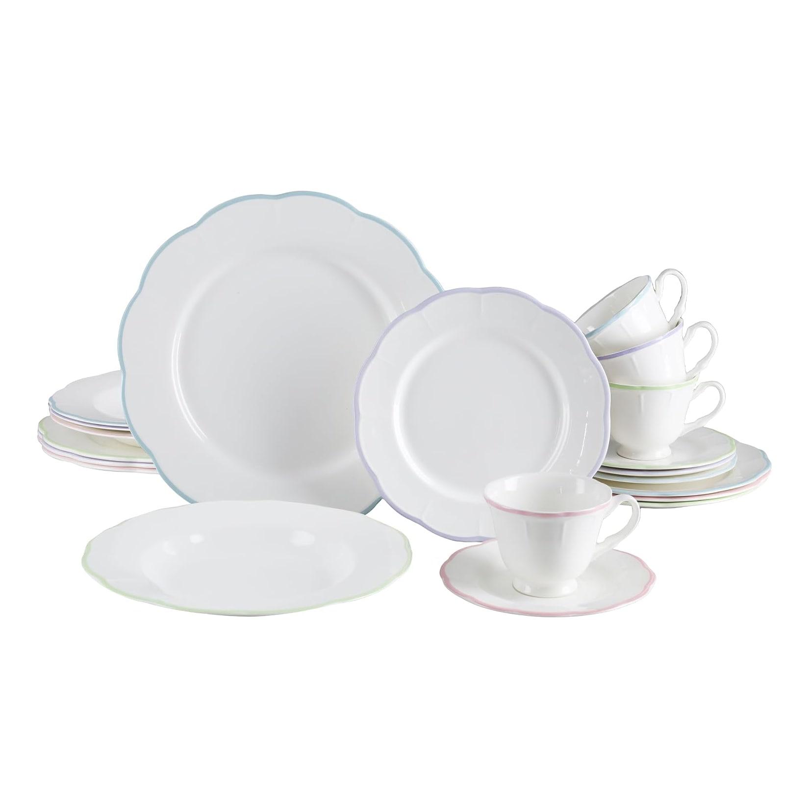 CreaTable - 24840, Florine Bunt - Kombiservice 20-tlg