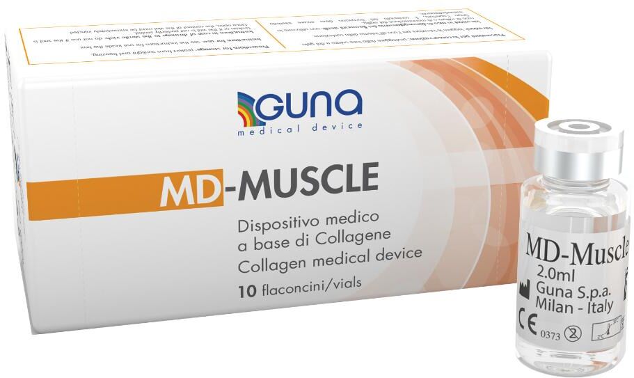 GUNA SpA GUNA MD-Muscle Italia 10 Flaconcini Iniettabili da 2 ml – Mobilità Muscolare, Rilassamento Articolare