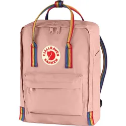 Fjällräven Kanken Rainbow Rucksack - STK - Chalk Rose-Rainbow