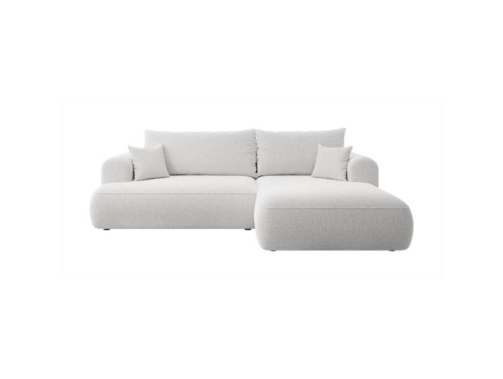 Ecksofa mit Schlaffunktion Ovo, L-förmig, grau, mit Stauraum,