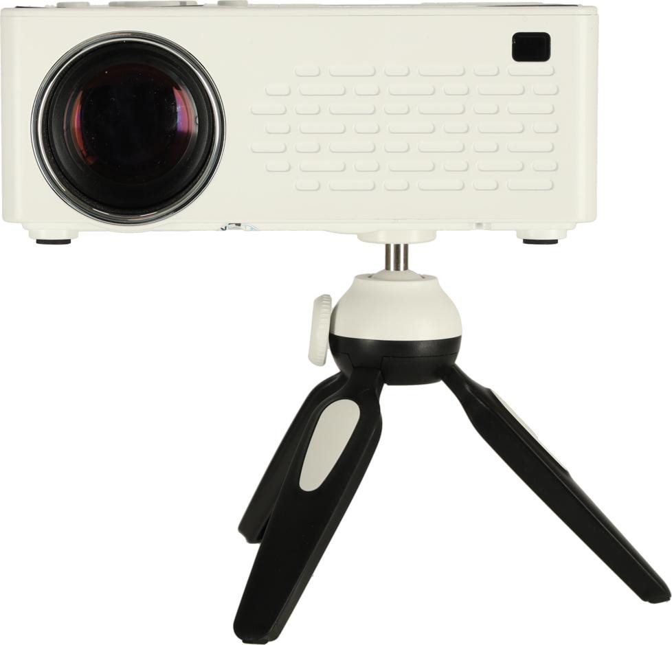 KIK KX3915 Draagbare LED-projector met TFT LCD 16:9, 1920x1080, USB, 20 W, wit