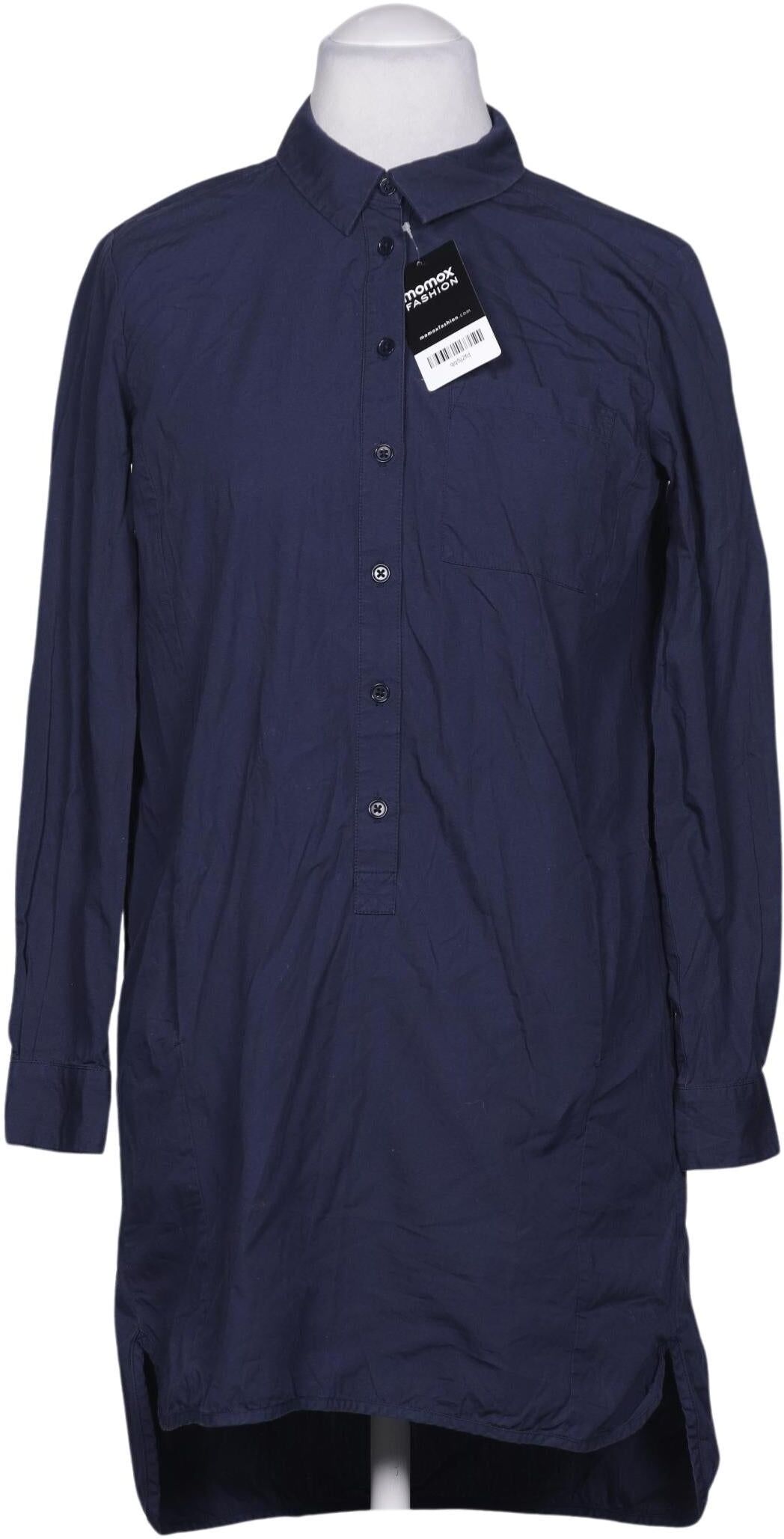 People Tree Damen Bluse, Marineblau, Gr. M (UK 10), Baumwolle - Second Hand