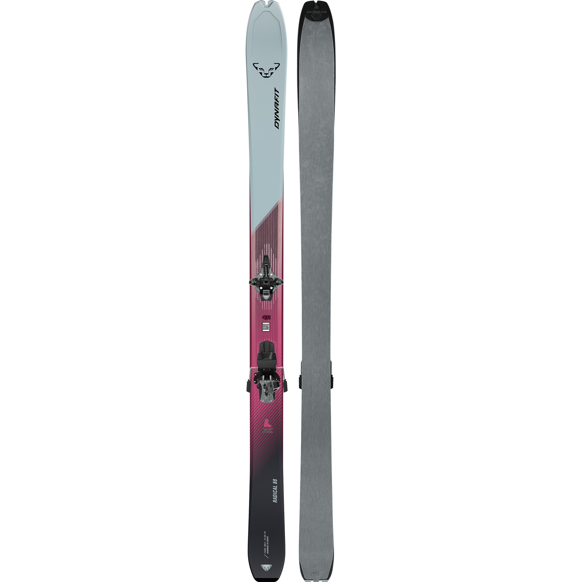 Dynafit Radical 88 Tourenski Set 26/27 Damen Tourenski-Set weiss Größe 151cm Skitour