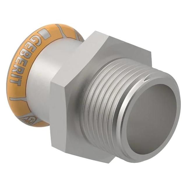 Geberit Mapress Therm Übergang mit Aussengewinde: d=15mm, R=3/8" (41726)