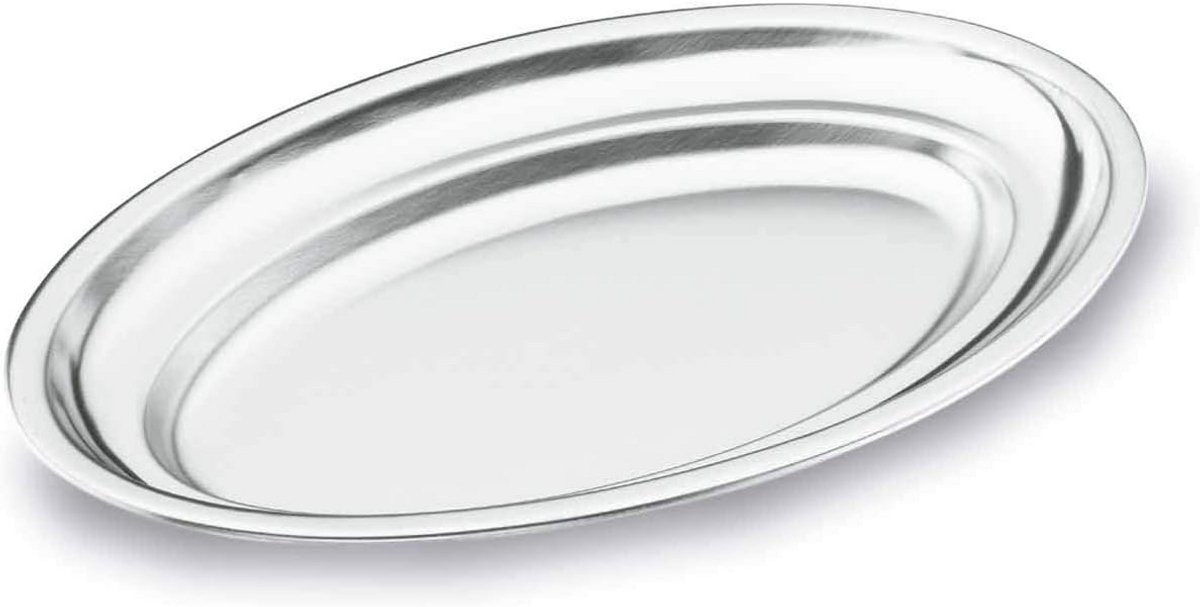 Ovale Fontein Schaal van RVS 18/10