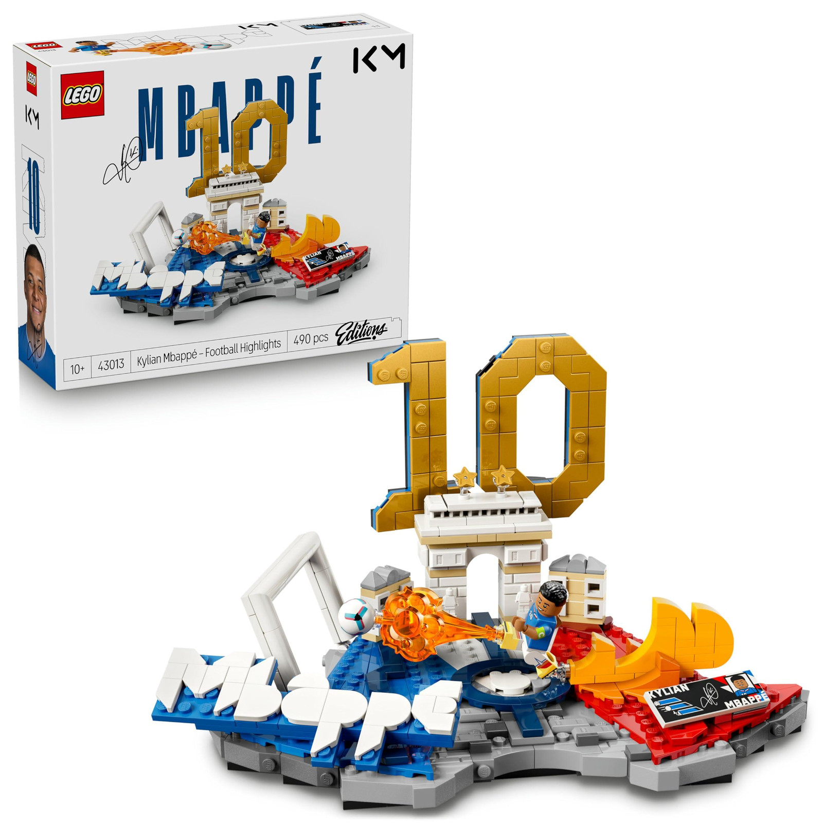 LEGO Kylian Mbappé Belangrijke Momenten Voetbal Verzameling 43013