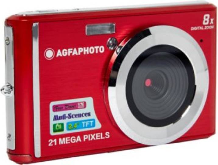 Agfaphoto - Appareil Photo Compact Dc5200 Rouge