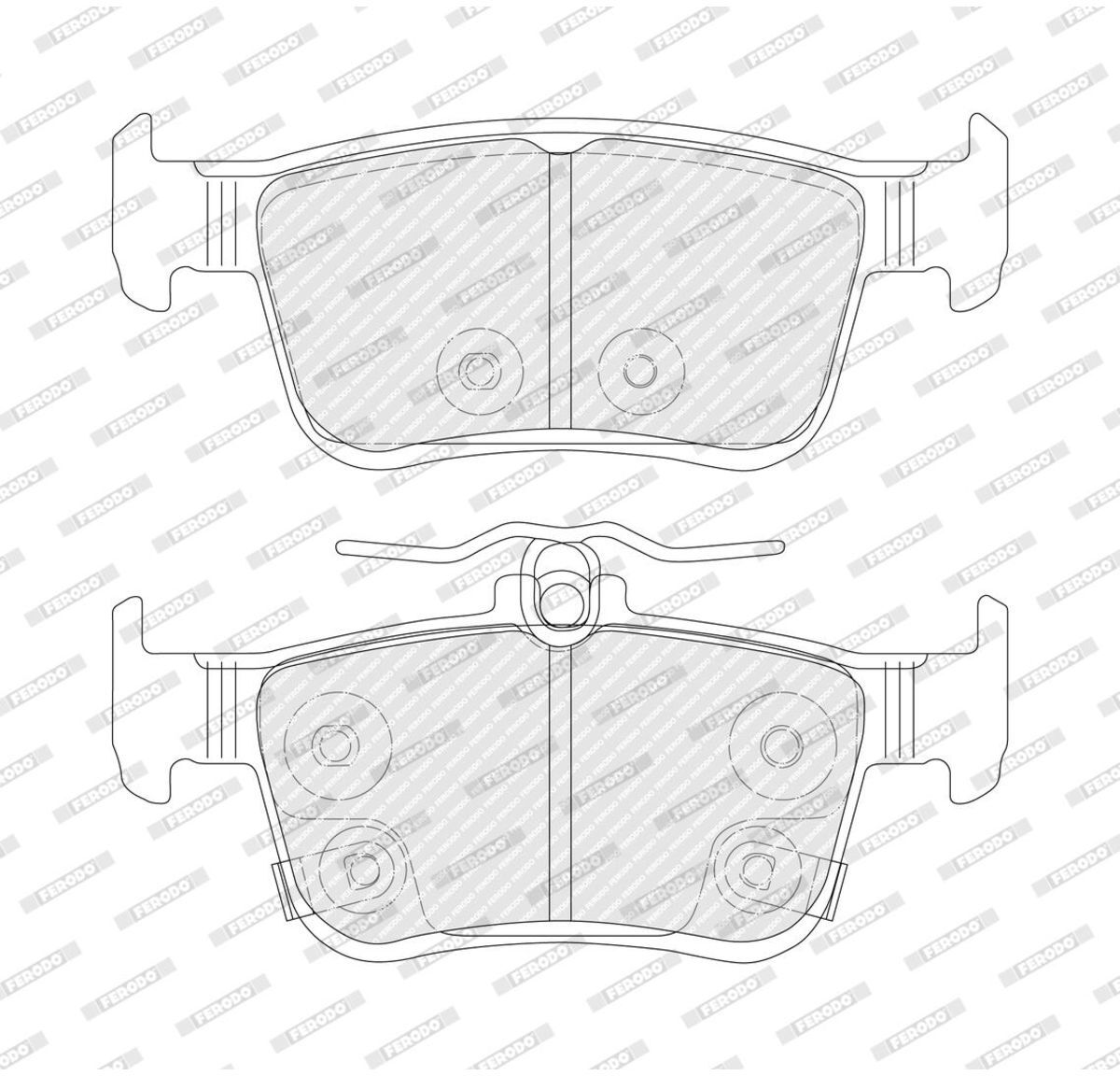 Bremsbelagsatz, Scheibenbremse PREMIER ECO FRICTION FERODO FDB5573