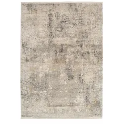 Webteppich Farina 160 x 230 cm Mischgewebe Grau