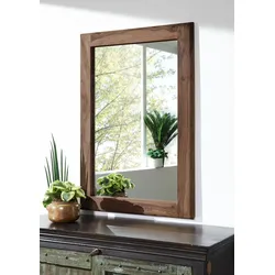 Spiegel Sheesham 100x3x70 rot-braun gebeizt TORONTO #137
