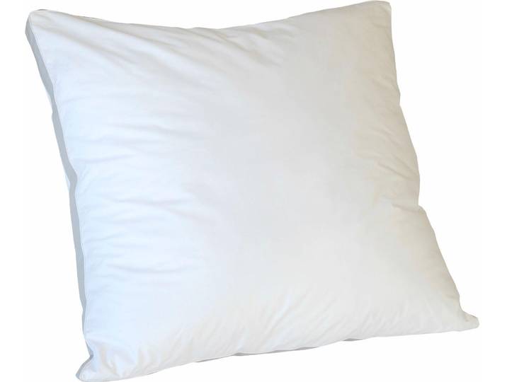 3-Kammer-Kopfkissen KBT BETTWAREN Wellness Hybrid , weiss (weiß), B:80cm L:80cm, Bezug: 100% Baumwolle. Füllung Aussenkammer: 100% Polyester, Kopfkissen, 3-Kammer-Kopfkissen, in edler Optik