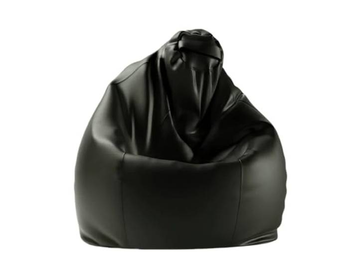 Xumh2024-3 Sitzsack Lazy Sitzsack-Sofastuhl for kleine Räume und einstöckige Wohnungscouch(Schwarz)