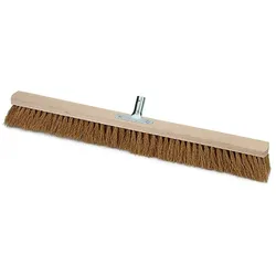 Saalbesen Poly-Kokos mit Metallstielhalter 80 cm