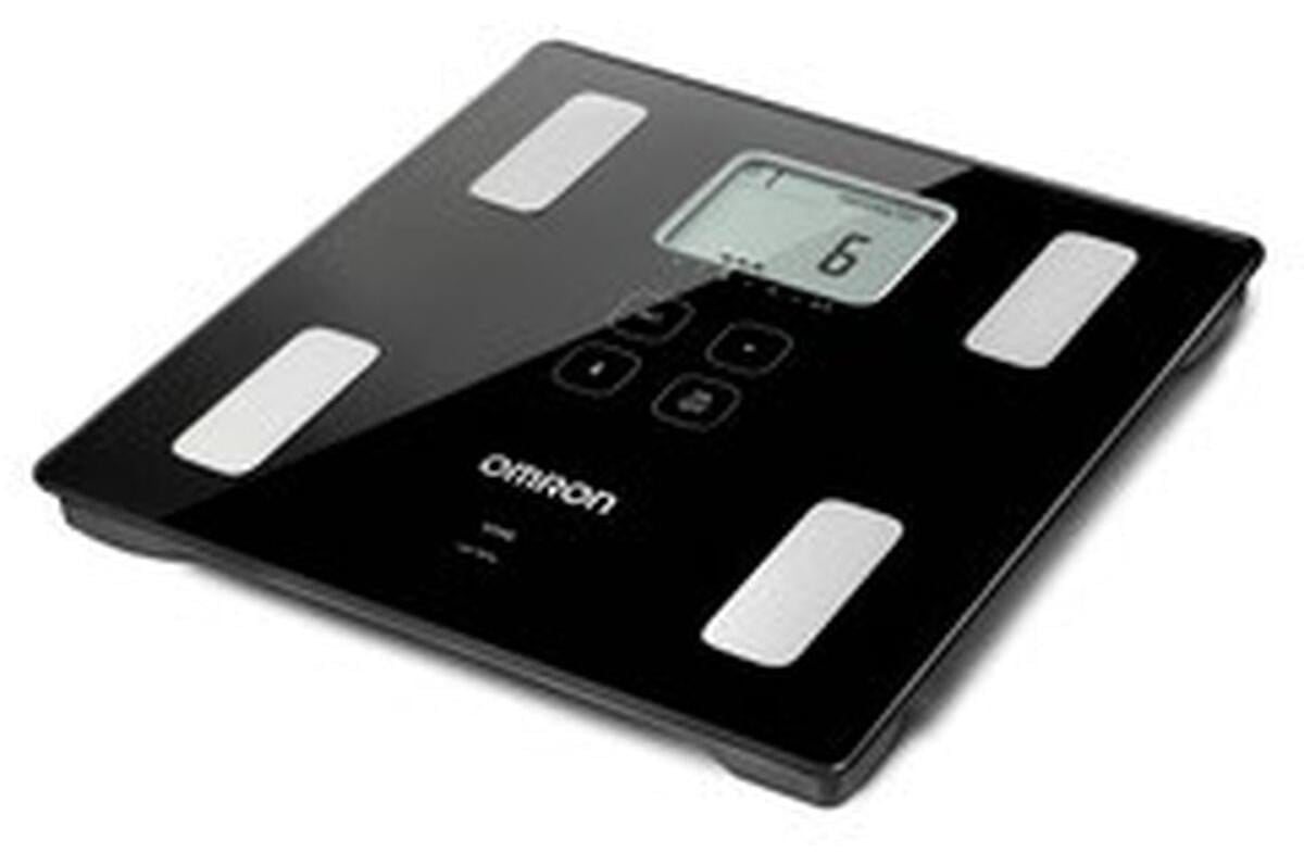 Omron VIVA elektronische personenweegschaal, zwart