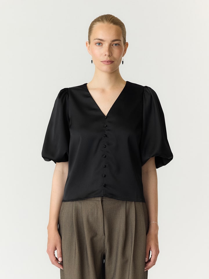 YAS Bluse in Schwarz - S