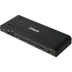 SpeaKa Professional SP-HSU-300 4 ports HDMI switch ARC (Audio Return Channel) 3840 x 2160 p, Switch Box