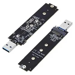 HutoPi M.2 SSD SATA/NVMe to USB 3.1 Adapter, SSD + Festplatte Zubehör