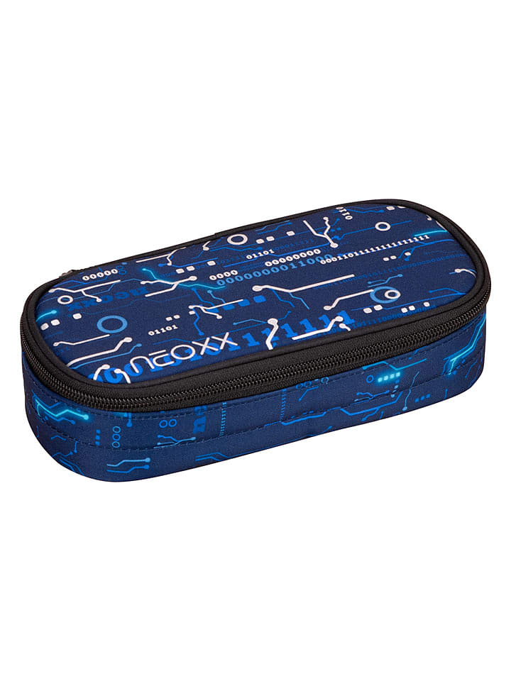 neoxx Schlamperbox "Jump" in Blau - (B)22,5 x (H)10,5 x (T)5,5 cm - onesize