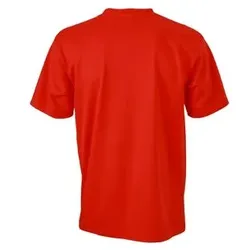 JAMES & NICHOLSON T-Shirt Gr. XL Rundhals Heavy tomato
