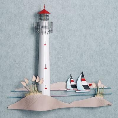 T.i./New Metal Design Lighthouse Metal Wall Art 25 x 25, 25 x 25