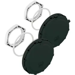 Spelsberg 26304001 Belüftungselemente-Set, tiefschwarz, Schutzart IP65, UL BEL Air M40/sw