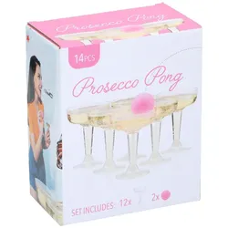 Edco Prosecco Pong Spiel (2 Spieler)