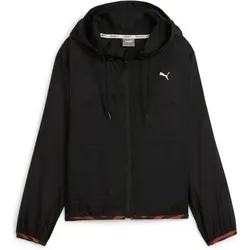 PUMA Damen Jacke ANIMAL REMIX WOVEN FASHION, Größe S in Schwarz Schwarz