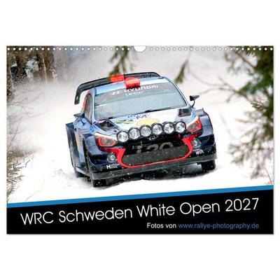 WRC Schweden White Open 2027 (Wandkalender 2027 DIN A3 quer), CALVENDO Monatskalender