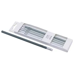 artoz Bleistift-Set weiß, grüntöne, 6 St.
