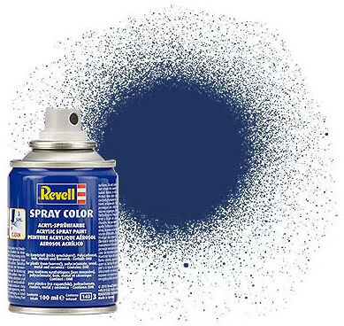 Aérosol Acrylique Spray Couleur Satin Acrylique "RBR Bleu" 100ml - Revell