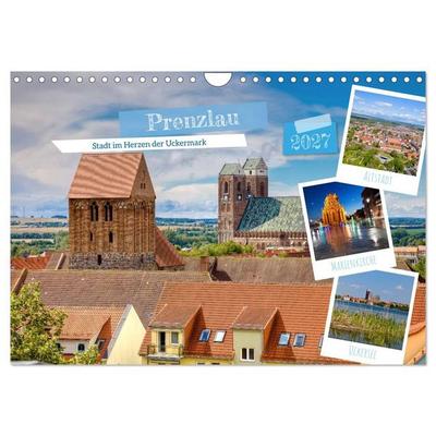 Prenzlau - Stadt im Herzen der Uckermark (Wandkalender 2027 DIN A4 quer), CALVENDO Monatskalender