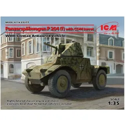 ICM Panzerspähwagen P 204(f)with CDM turret, WWII German Armoured Vehicle
