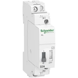 Schneider Electric A9C30831 Fernschalter iTL, 1P, 1S, 32A, Spule 110VDC, 230-240VAC 50/60Hz