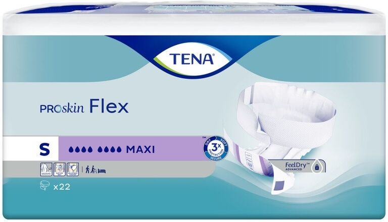 Tena Proskin Flex Maxi Small - 3 paquets de 22 protections