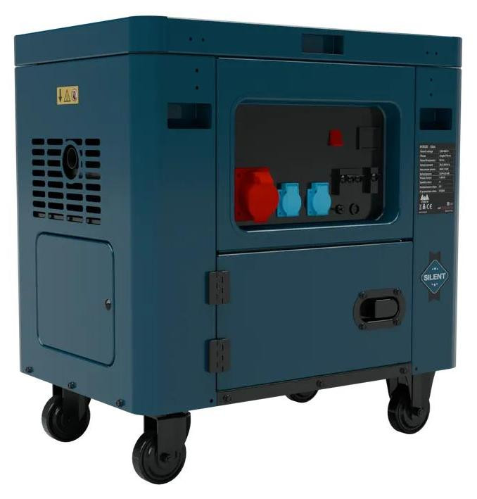 HBM Dieselgenerator met 498cc dieselmotor, 230/400V, 7kW