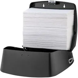 Valera, Papierhandtuchspender, PlastiQline Exclusive Handtuchspender Edelstahl/Kunststoff 2 Bündel C und Z gefaltete Handtücher