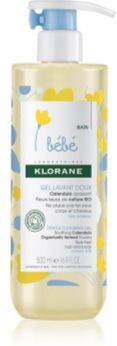 Klorane Bébé Calendula gel de limpeza suave para bebés 0+ com doseador 500 ml. Bébé Calendula