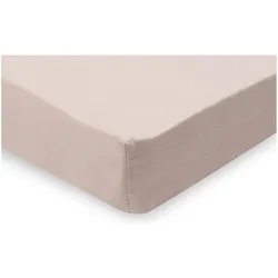 Jollein, Fixleintuch Babybett, Spannbettlaken Jersey 70/75x140/150cm - Silk Rose (140 x 70 cm)