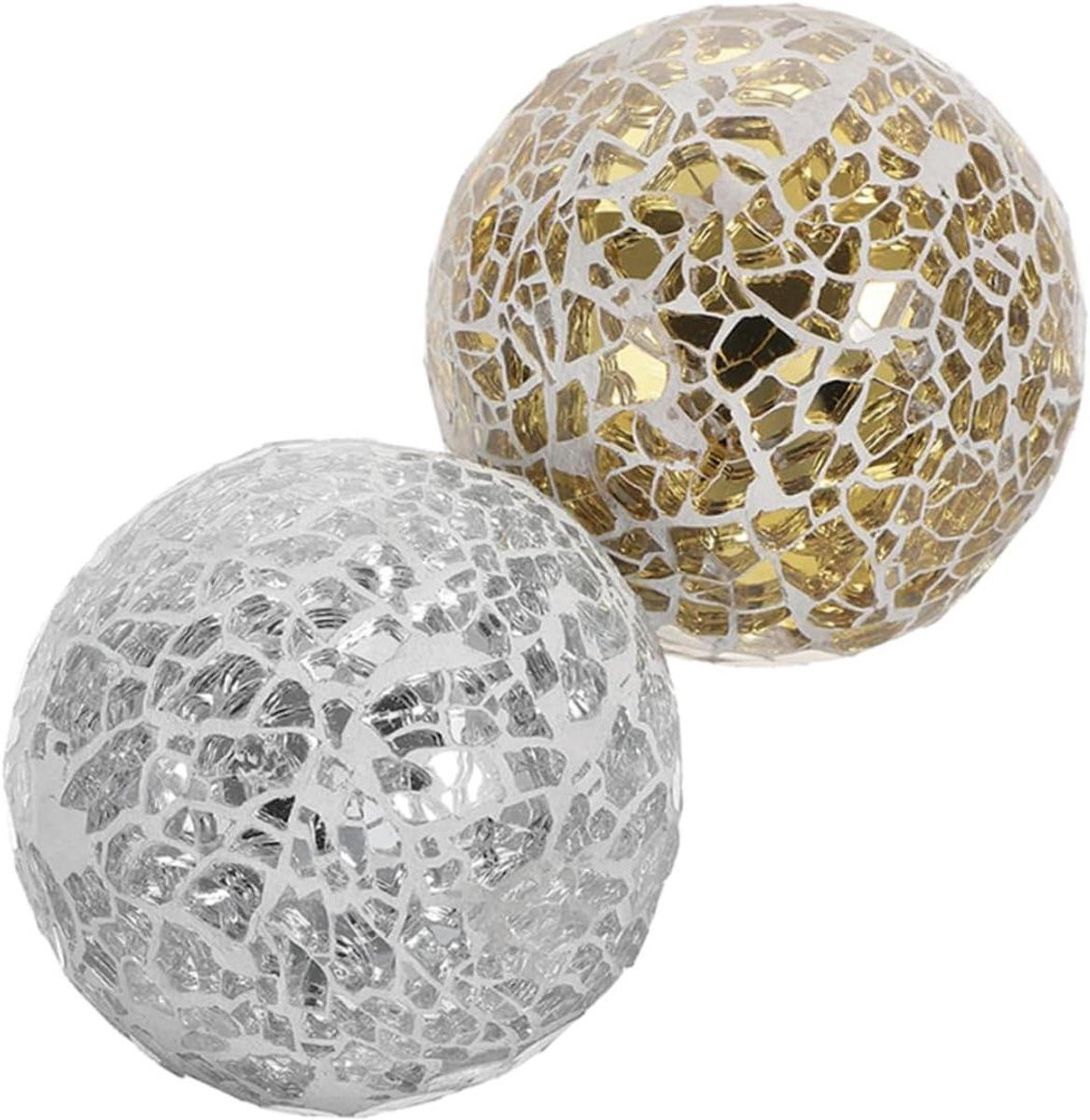 Alipis Mozaïekboldecoratie Glazen Mozaïek Ornament voor op Tafel of Bureau