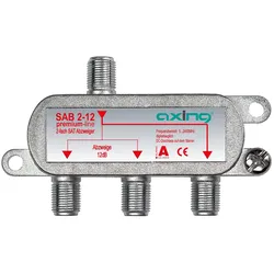 Axing SAB2-12 2-fach SAT-Abzweiger, 12 dB, 5 - 2400 MHz SAB00212 SAB 2-12