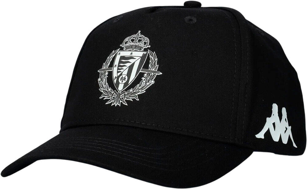Kappa valladolid 25/26 gorras fútbol Negro (UNICA)