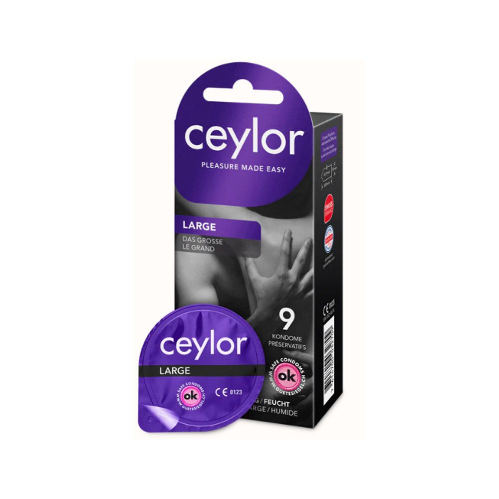 Ceylor Large Super Glide Präservativ 9 Stk St Kondome