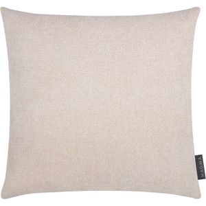 Magma-Heimtex Sofakissen Alfa, beige, mit Bezug in Velouroptik, 45x45 cm