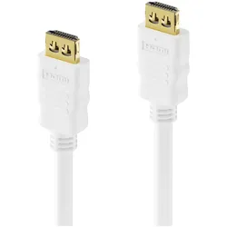 2x Purelink HDMI (Typ A) — HDMI (Typ A) (5 m), Videokabel, Weiss