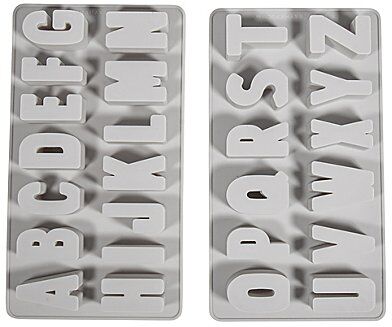 Silikon Gießform "Buchstaben"